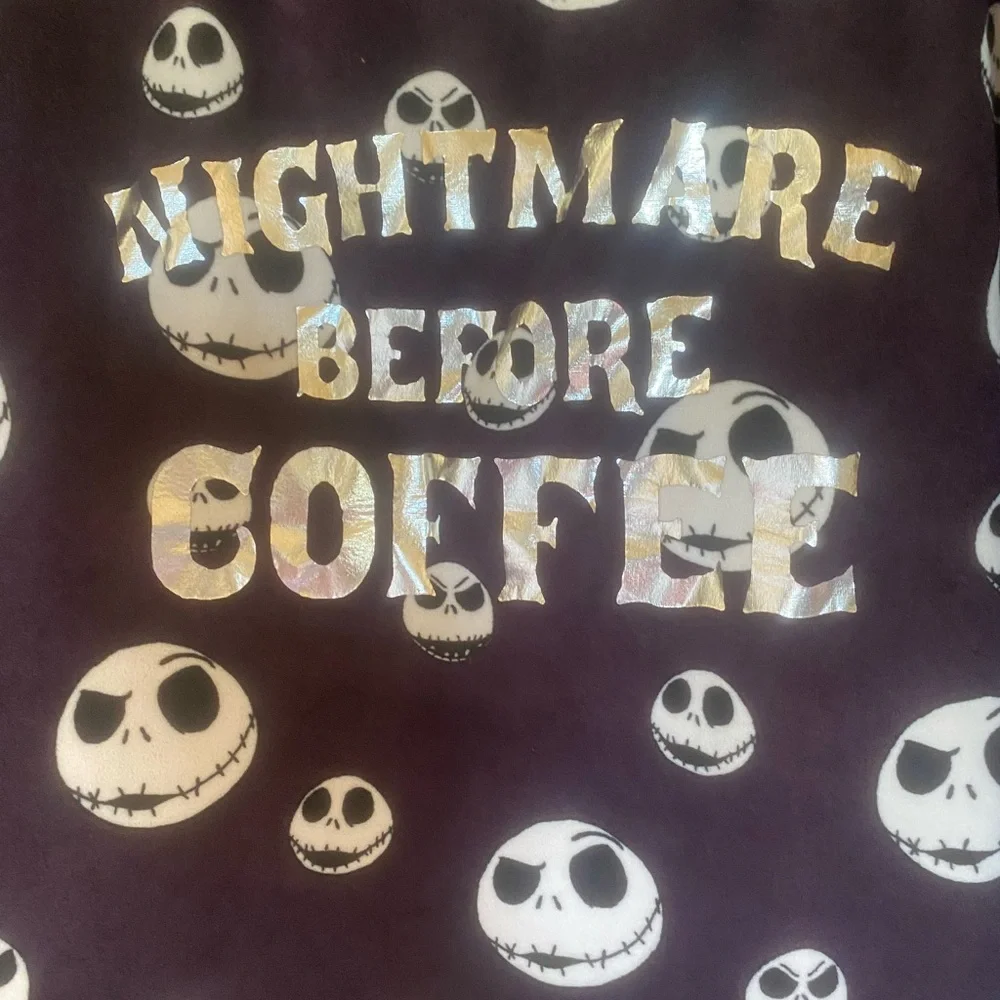 Disney Purple Nightmare Before Christmas Apparel- sleepwear top - Picture 2 of 3